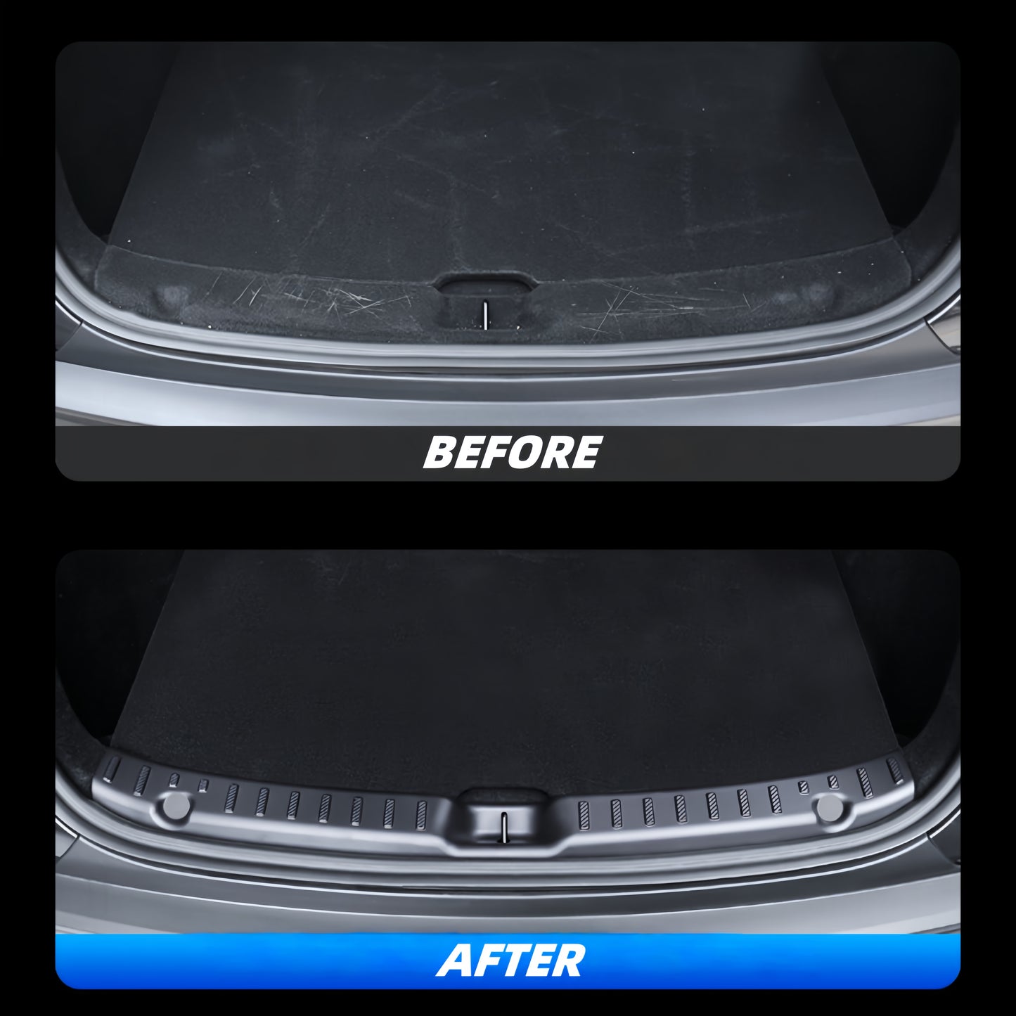 Premium TPE Rear Bumper Guard | Anti-Scratch, Custom Fit, Enhanced Safety for 2025 Tesla Model Y Juniper Trunk Sill Protector