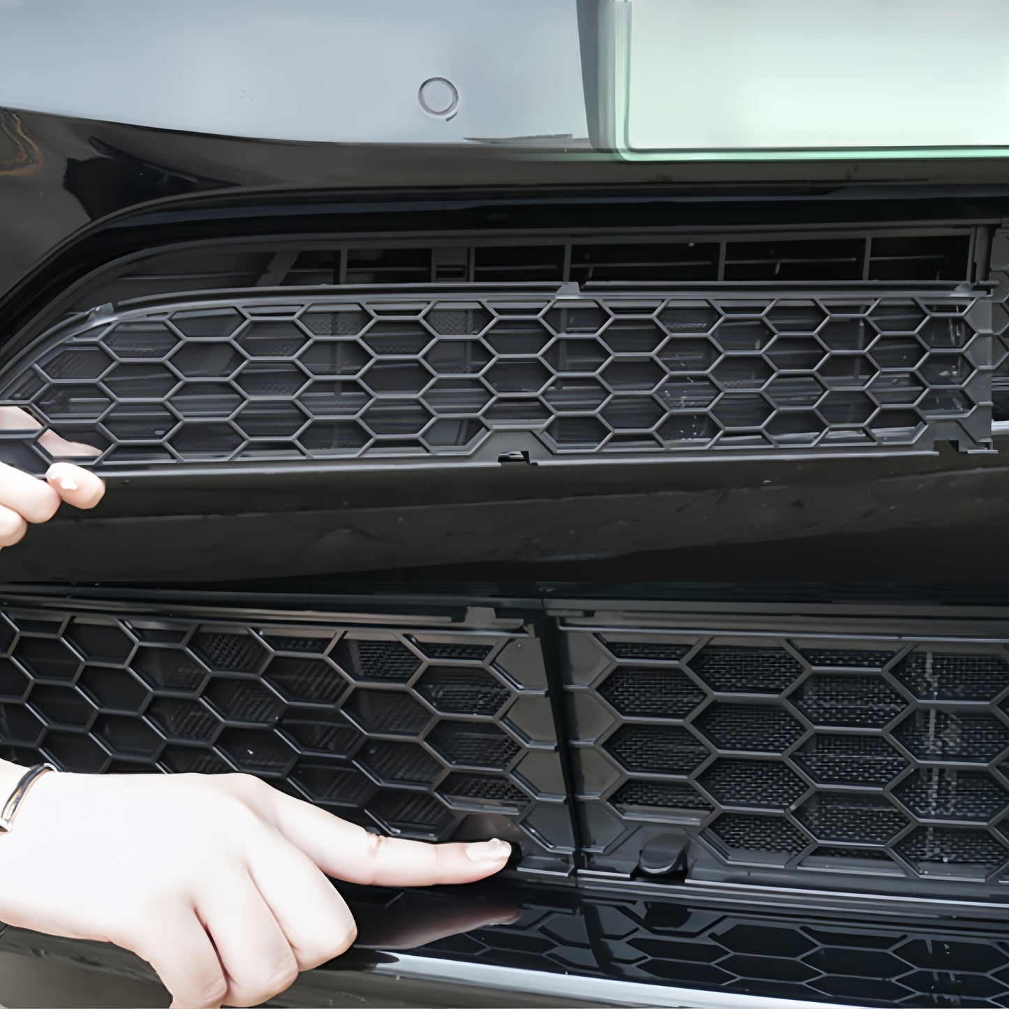 Front Bumper Mesh for 2021-2024 Tesla Model Y – Radiator & Cooling Protection