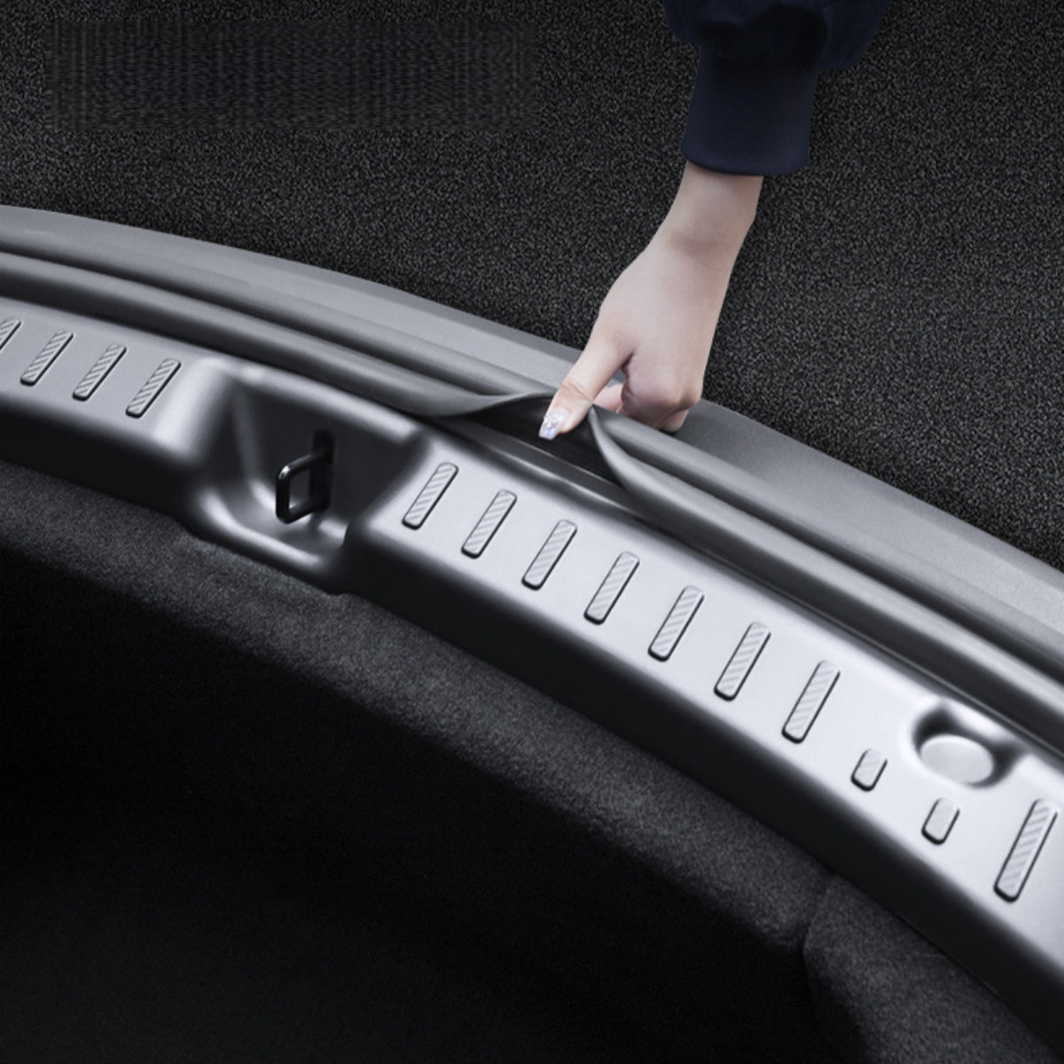 Premium TPE Rear Bumper Guard | Anti-Scratch, Custom Fit, Enhanced Safety for 2025 Tesla Model Y Juniper Trunk Sill Protector