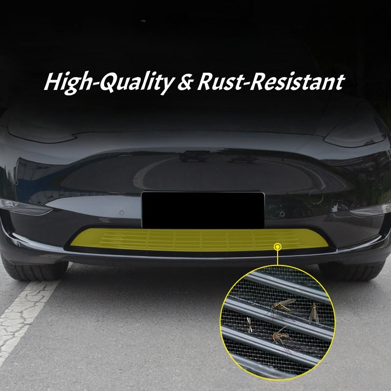 Front Bumper Guard for 2025 Tesla Model Y Juniper – Radiator Mesh Insert for Protection