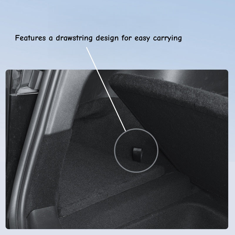 Rear Trunk Side Storage Box with Lid – Custom Fit for 2025 Model Y Juniper (5-Seater)