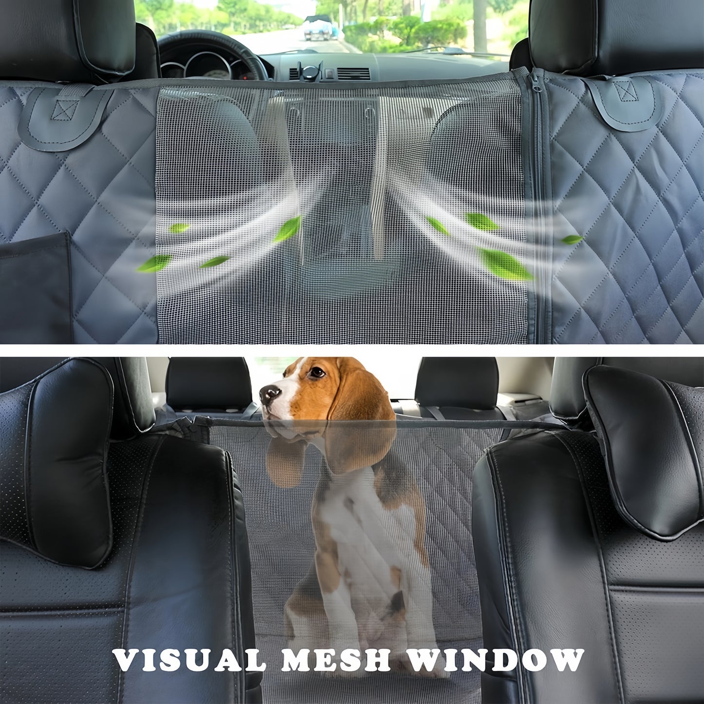 Universal Waterproof Pet Car Seat Cover for Small Dogs – Non-Slip Back Seat Protector Mat
