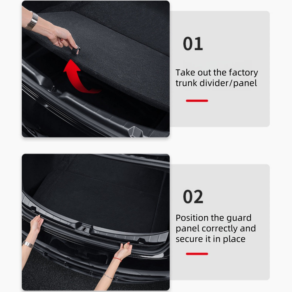 Premium TPE Rear Bumper Guard | Anti-Scratch, Custom Fit, Enhanced Safety for 2025 Tesla Model Y Juniper Trunk Sill Protector