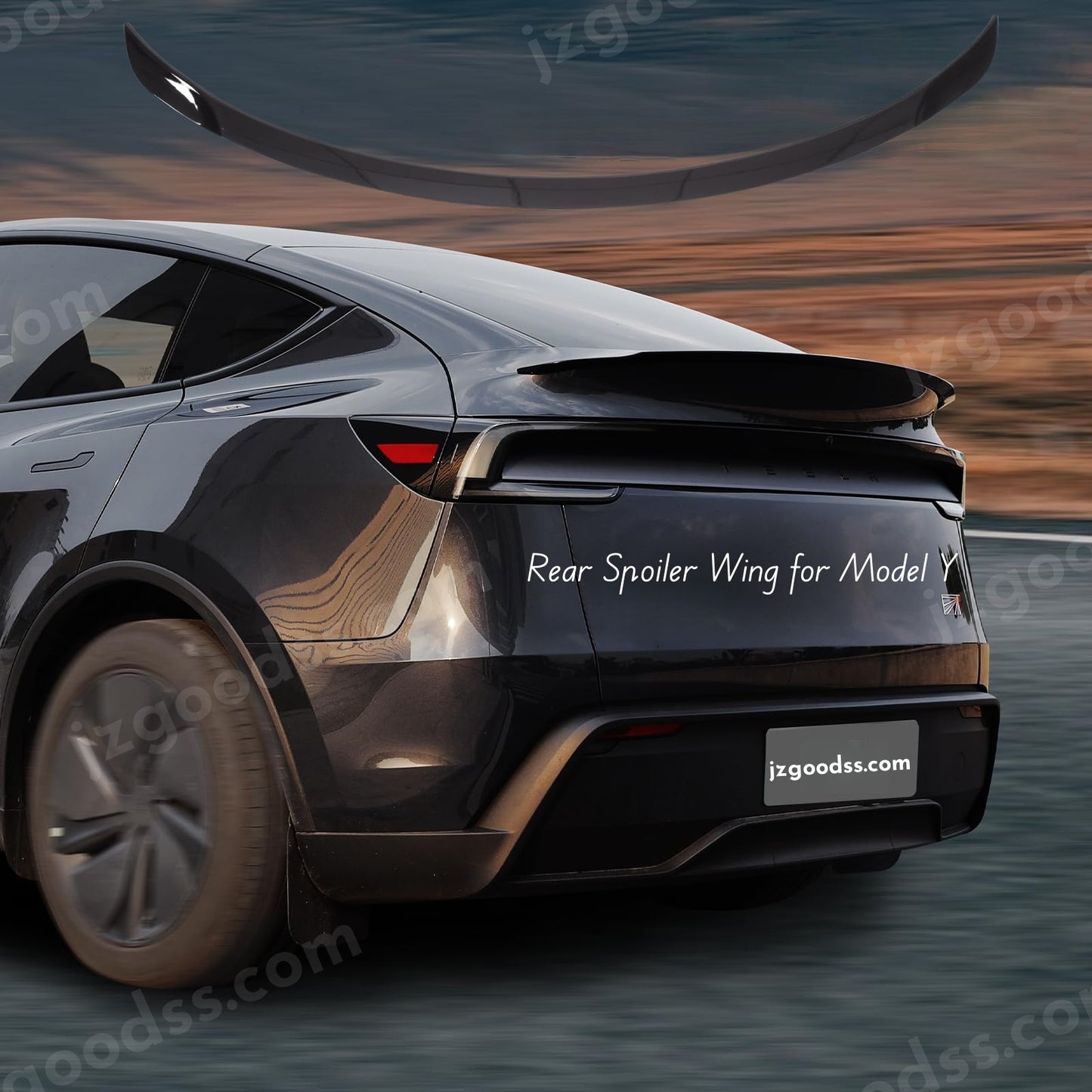 Spoiler for 2025 Model Y ABS Rear Spoiler Wing Performance Rear Trunk Lip Tail Lid Accessories