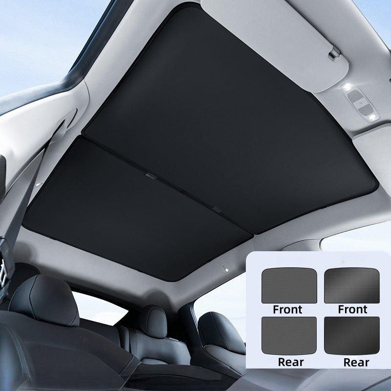 Ice Crystal Upgrade Premium UV-Blocking Sunroof Shade for Tesla Model Y (2021-2024)