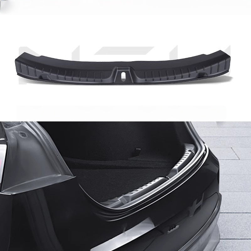 Rear Trunk Sill Protector – TPE Rear Bumper Guard | Scratch-Resistant, Easy Install, Full Coverage for 2024 Tesla Model 3 Highland