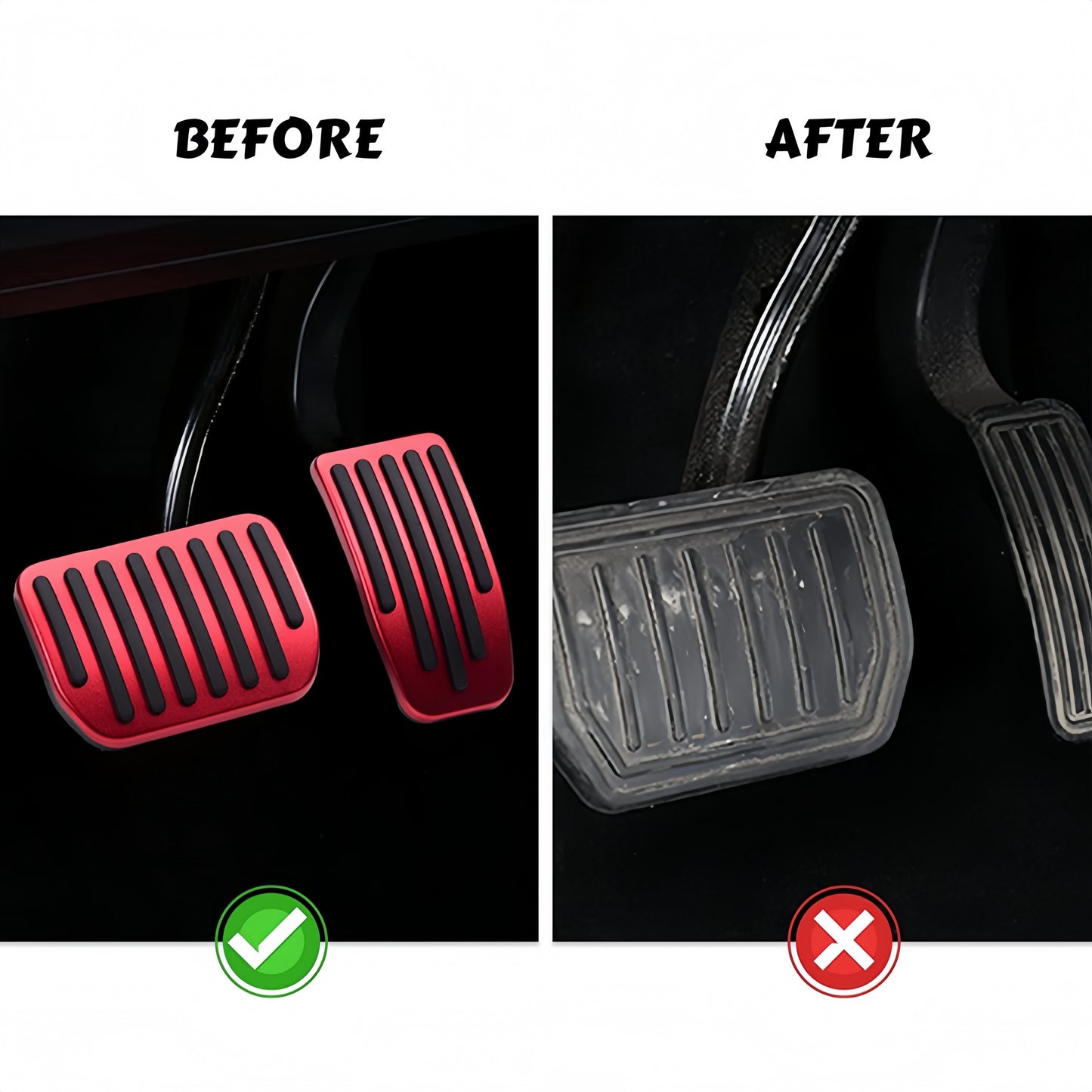 Performance Pedal Covers for 2021–2025 Tesla Model 3 & Model Y