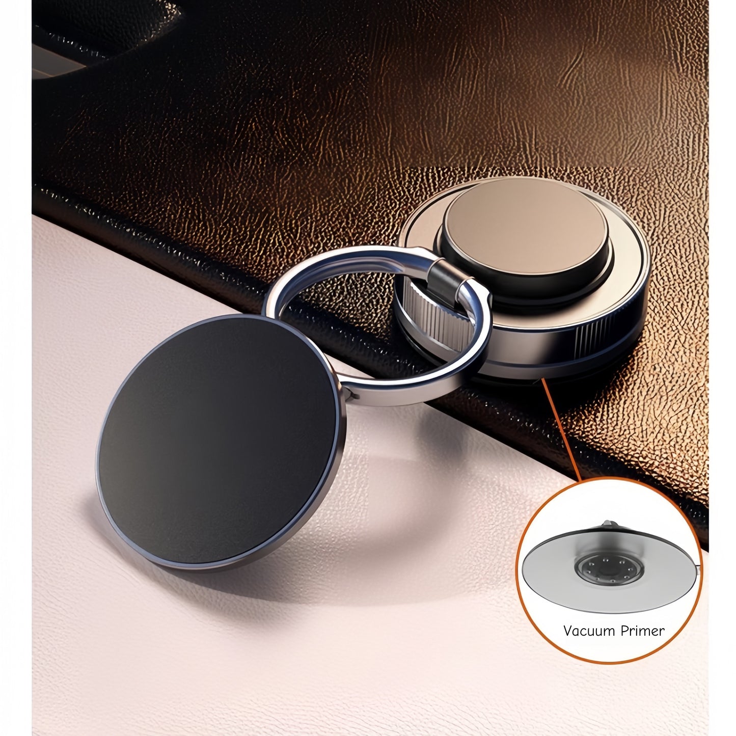 2025 Magnetic Car Phone Holder with Strong Suction Cup, 360° Adjustable Dashboard Mount for All Smartphones
