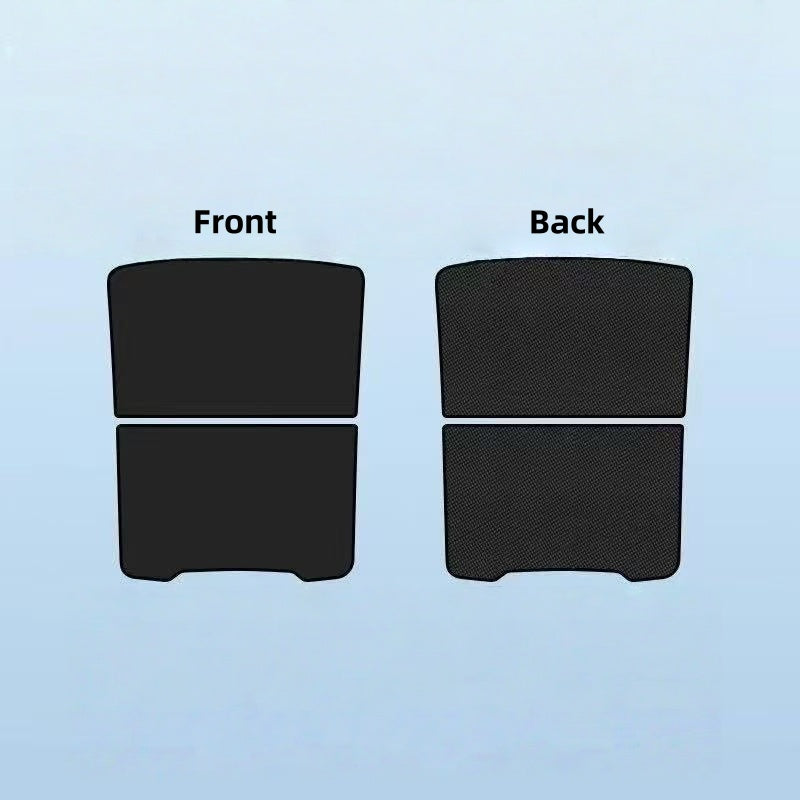Car Glass Roof Sunshade Compatible with 2025–2026 Model Y (Juniper) | Foldable Heat-Blocking Sunroof Cover