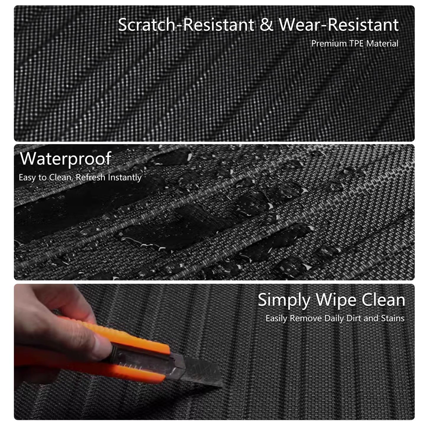 Precision-Fit All-Weather Rear Trunk Liners for Tesla Model 3 2024+ Highland