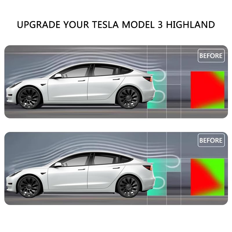Spoiler for 2024 Model 3 ABS Rear Spoiler Wing Performance Rear Trunk Lip Tail Lid Accessories