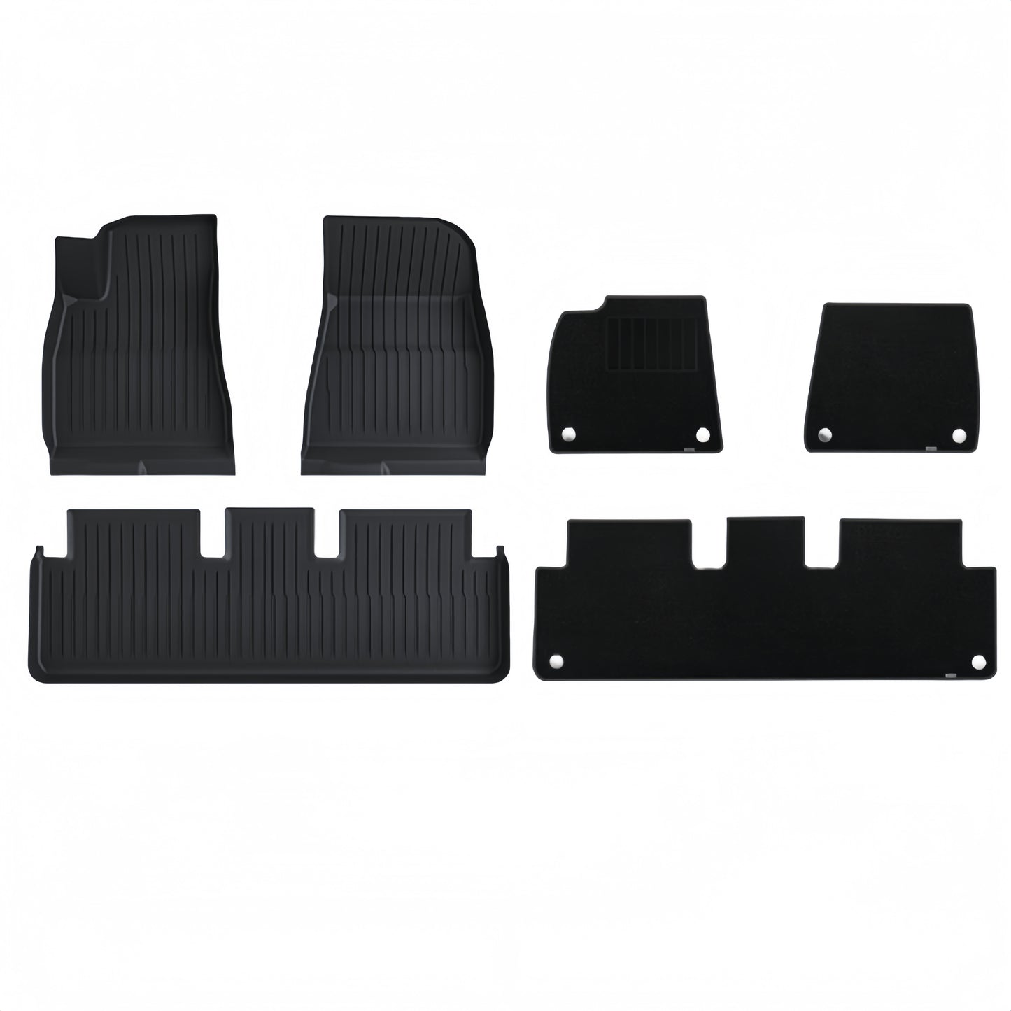 Upgraded All-Weather Floor Mats for 2024 Tesla Model 3 Highland – TPE 3PCs/6PCs