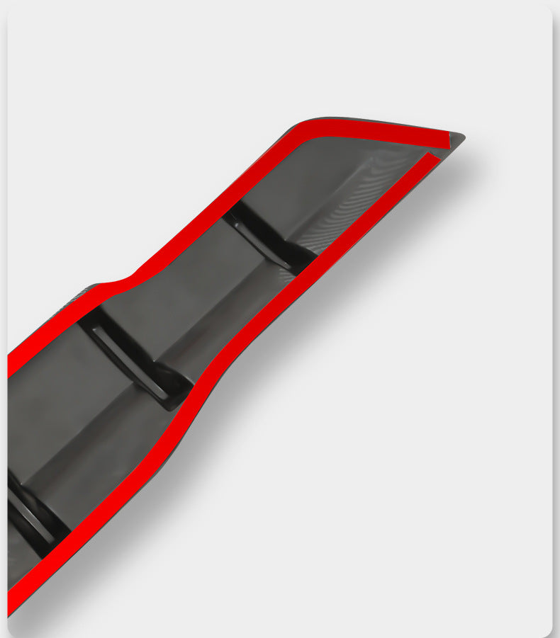 Sport Rear Diffuser for 2021–2024 Model Y – ABS Rear Bumper Lip, Aerodynamic Spoiler Upgrade