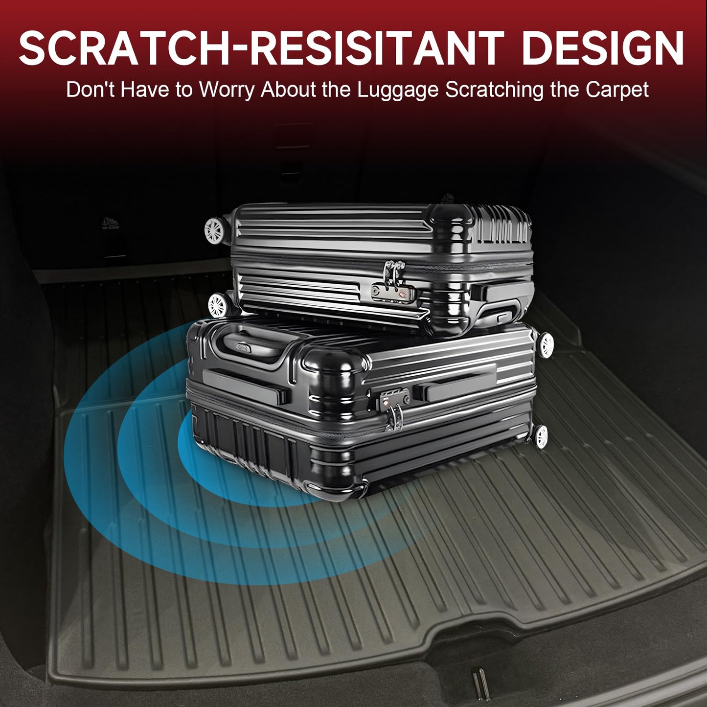Trunk Liners All-Weather Mats for Tesla Model Y 2025 – 3PCs Set (Front & Rear Storage Mats)