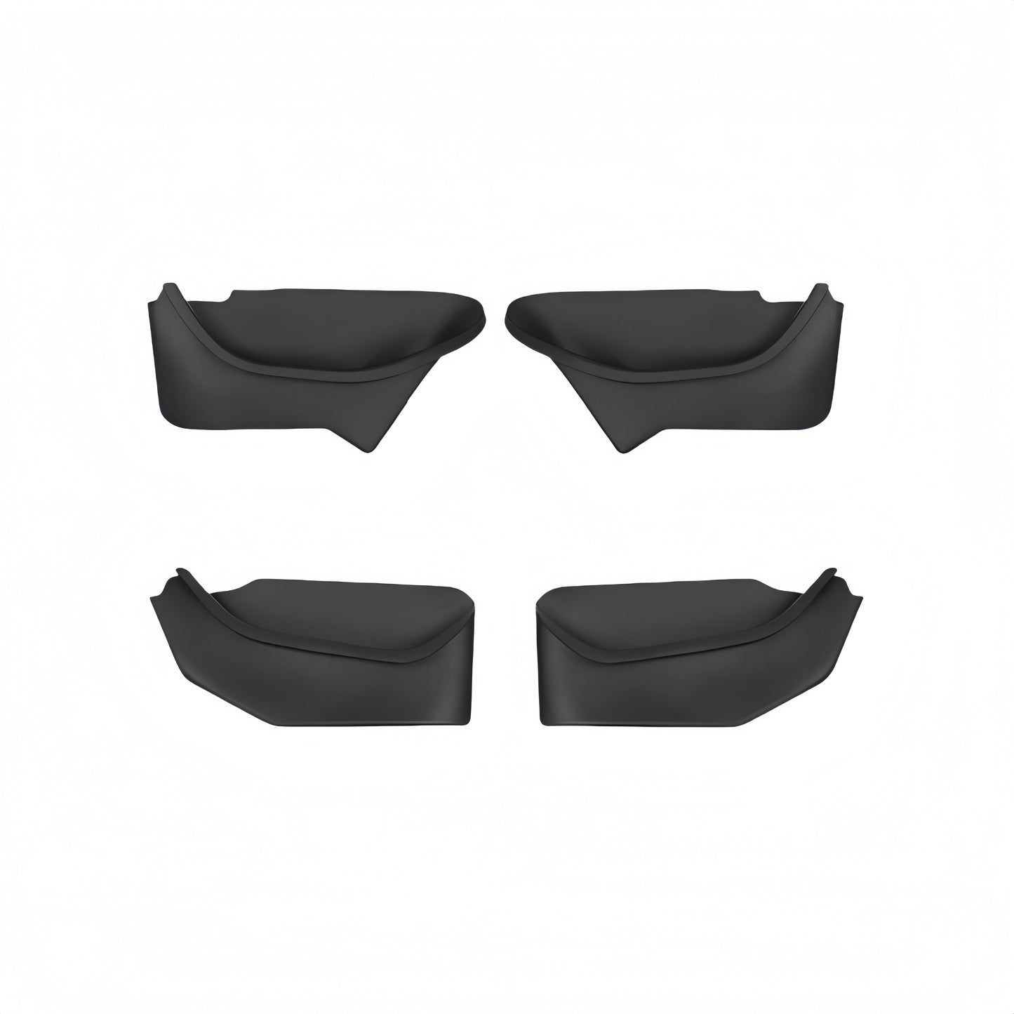 Side Door Storage Organizer for Model Y Juniper 2025+ TPE All-Weather Door Pocket Insert