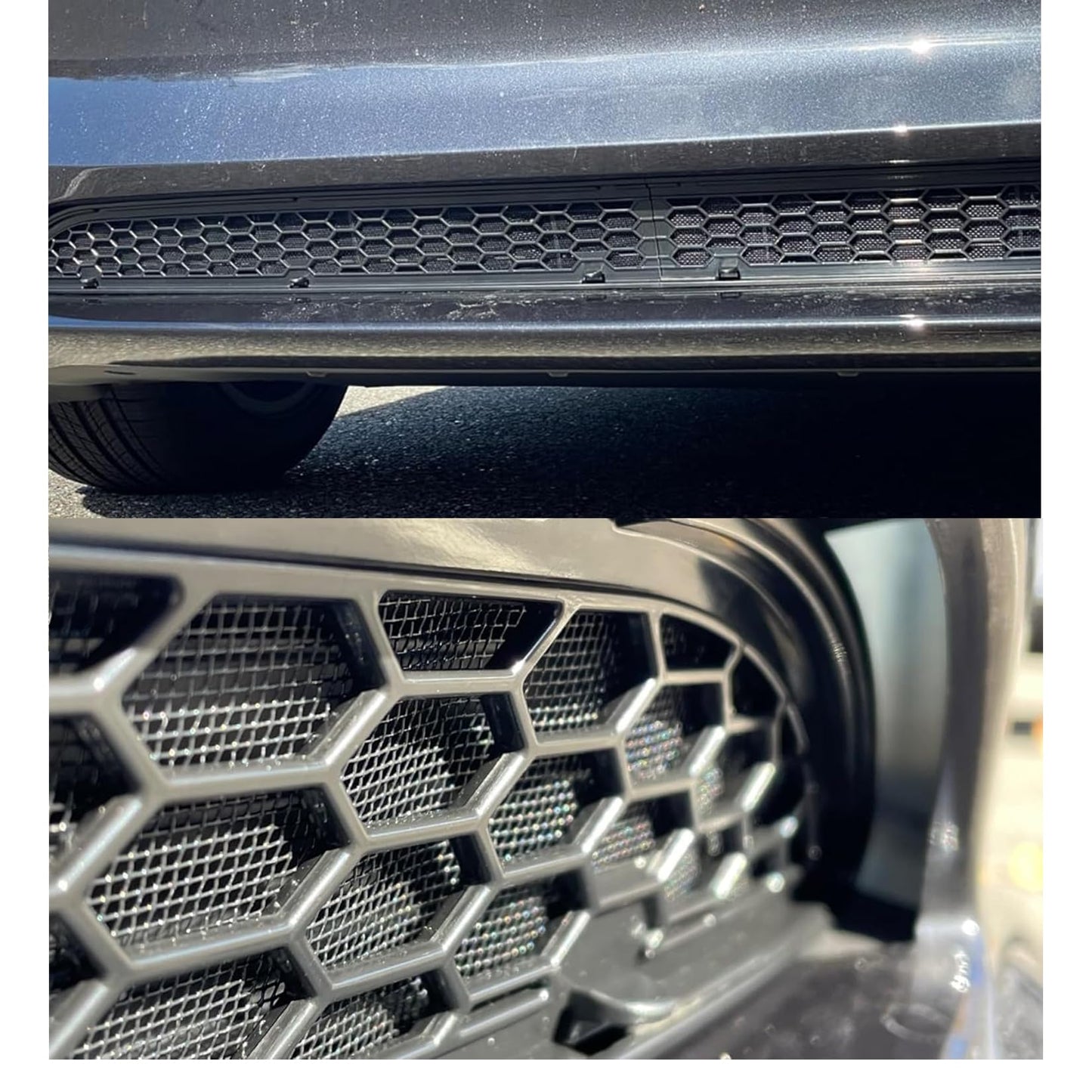 Front Bumper Mesh Guard for 2021-2023 Tesla Model 3 – Radiator Protection & Airflow Enhancement
