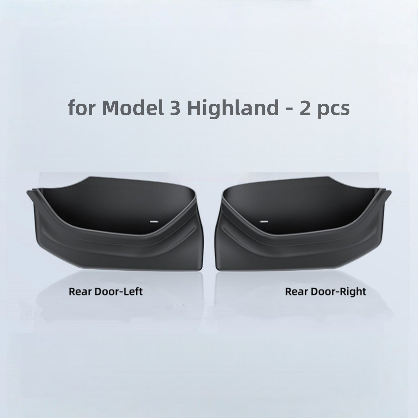 All-Weather TPE Side Door Storage Box for Model 3 Highland