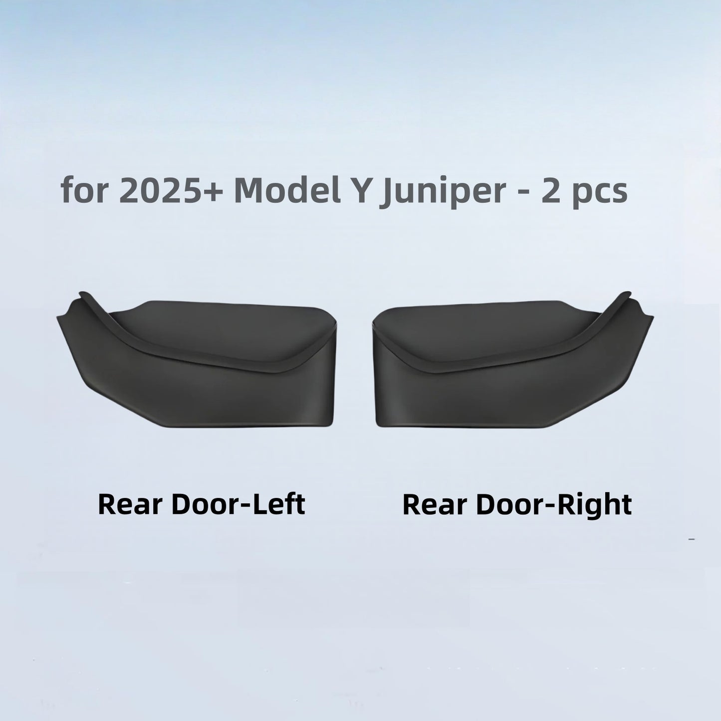 Side Door Storage Organizer for Model Y Juniper 2025+ TPE All-Weather Door Pocket Insert