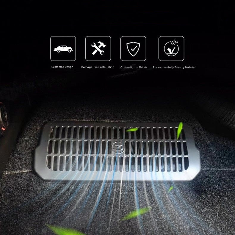 Under Seat Vent Cover - ABS Airflow Guard for 2024 Model 3 Highland