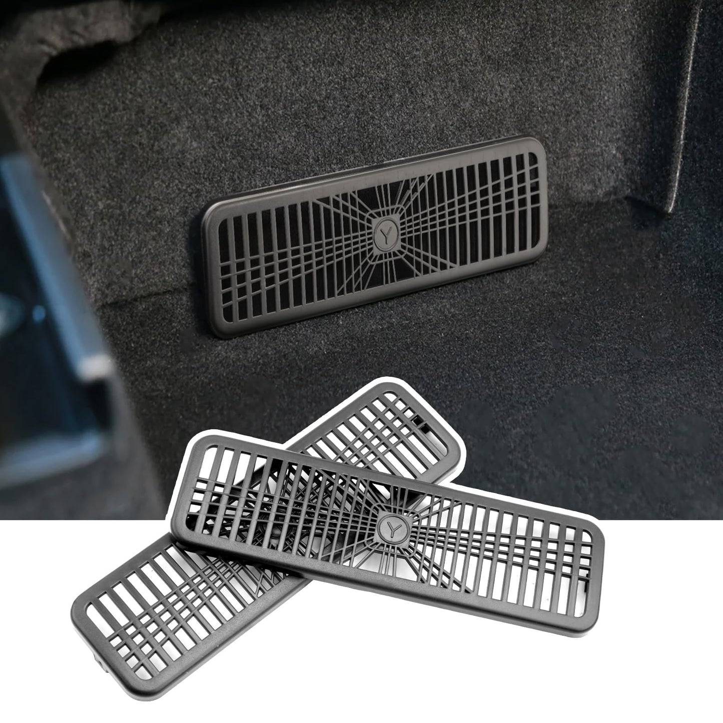 Under Seat Air Vent Protector - Premium ABS Cover for 2025 Model Y Juniper