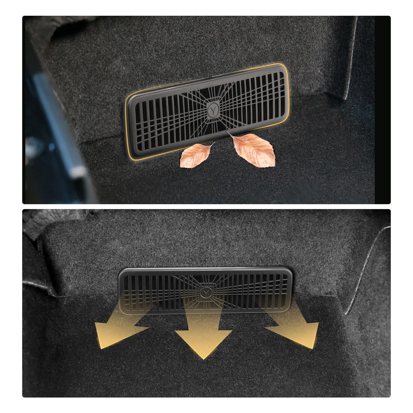 Under Seat Air Vent Protector - Premium ABS Cover for 2025 Model Y Juniper