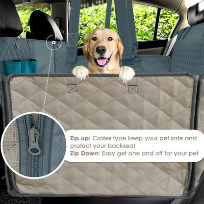 Universal Waterproof Pet Car Seat Cover for Small Dogs – Non-Slip Back Seat Protector Mat