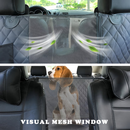 Universal Waterproof Pet Car Seat Cover for Small Dogs – Non-Slip Back Seat Protector Mat