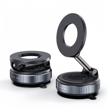 2025 Magnetic Car Phone Holder with Strong Suction Cup, 360° Adjustable Dashboard Mount for All Smartphones