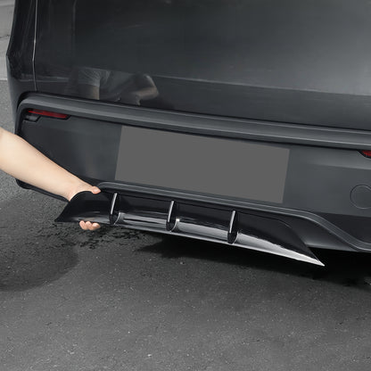 Sport Rear Diffuser Lip for 2025 Model Y Juniper – Aerodynamic ABS Spoiler, No Drilling Needed