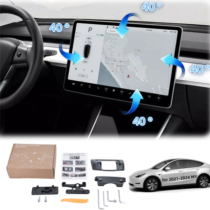 40° Adjustable Rotating Screen Mount for 2021-2024 Model Y