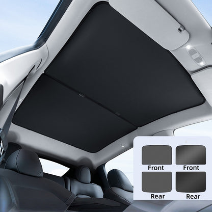 Ice Crystal Upgrade Premium UV-Blocking Sunroof Shade for Tesla Model Y (2021-2024)