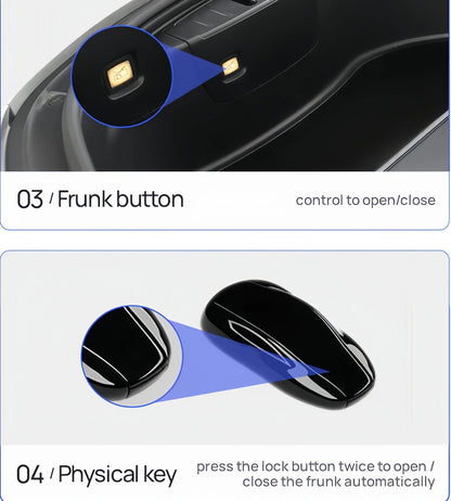 Power Frunk 2.0 – Silent, Smart & Plug-and-Play Compatible with 2024-2025 Tesla Model 3 Highland