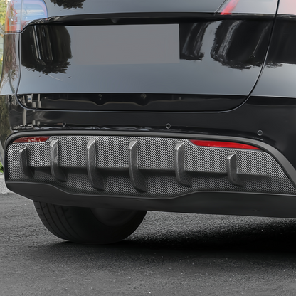 Sport Rear Diffuser for 2021–2024 Model Y – ABS Rear Bumper Lip, Aerodynamic Spoiler Upgrade