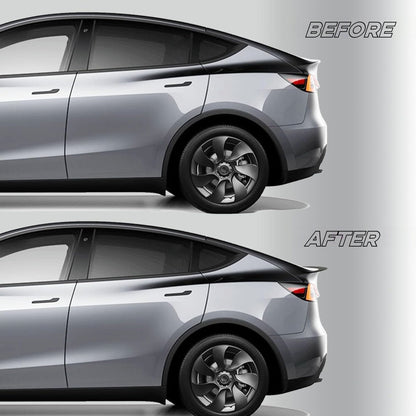 Aero rear wing spoiler compatible with 2024 Tesla Model 3 and Highland version for improved airflow management