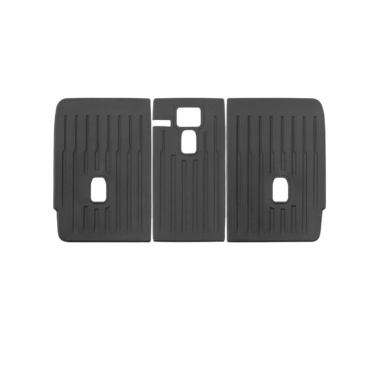 Premium TPE seat backrest cover for the 2025 Tesla Model Y Juniper, providing durable protection against dirt, scratches, and daily wear