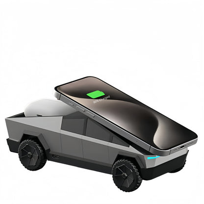 3-in-1 magnetic wireless charging station charging phone, earbuds, and smartwatch at the same time, reducing cable clutter