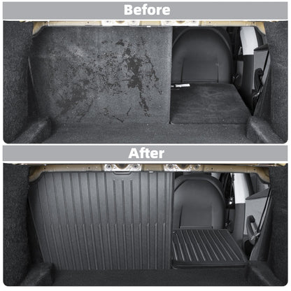Rear Seat Protector for 2024-2025 Model 3 2PC Waterproof Backrest Covers (Durable TPE) for 5-Seater