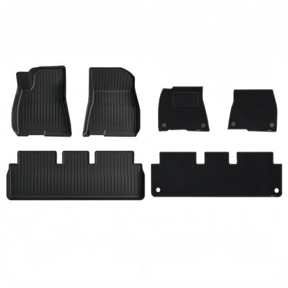 Premium All-Weather Floor Mats for Tesla Model 3 (2021-2023) – TPE 3PCs or 6PCs Set
