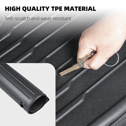 Rear Seat Protector for 2024-2025 Model 3 2PC Waterproof Backrest Covers (Durable TPE) for 5-Seater