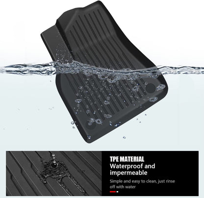 Premium All-Weather Floor Mats for Tesla Model 3 (2021-2023) – TPE 3PCs or 6PCs Set