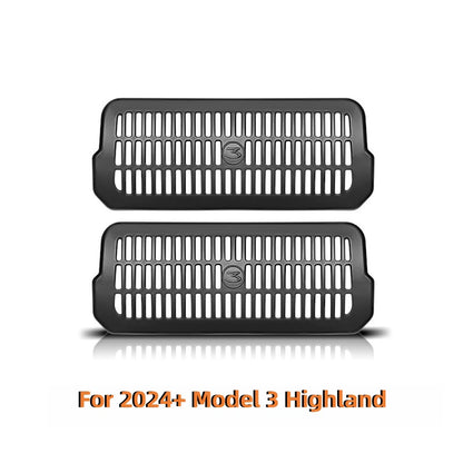 Under Seat Vent Cover - ABS Airflow Guard for 2024 Model 3 Highland