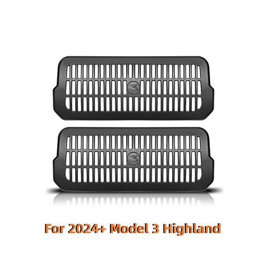 Under Seat Vent Cover - ABS Airflow Guard for 2024 Model 3 Highland