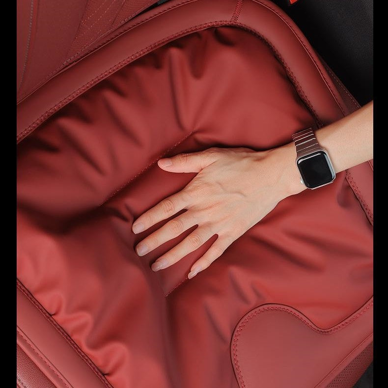 Breathable 5D air mesh seat cushion ensures year-round comfort by keeping airflow and preventing overheating