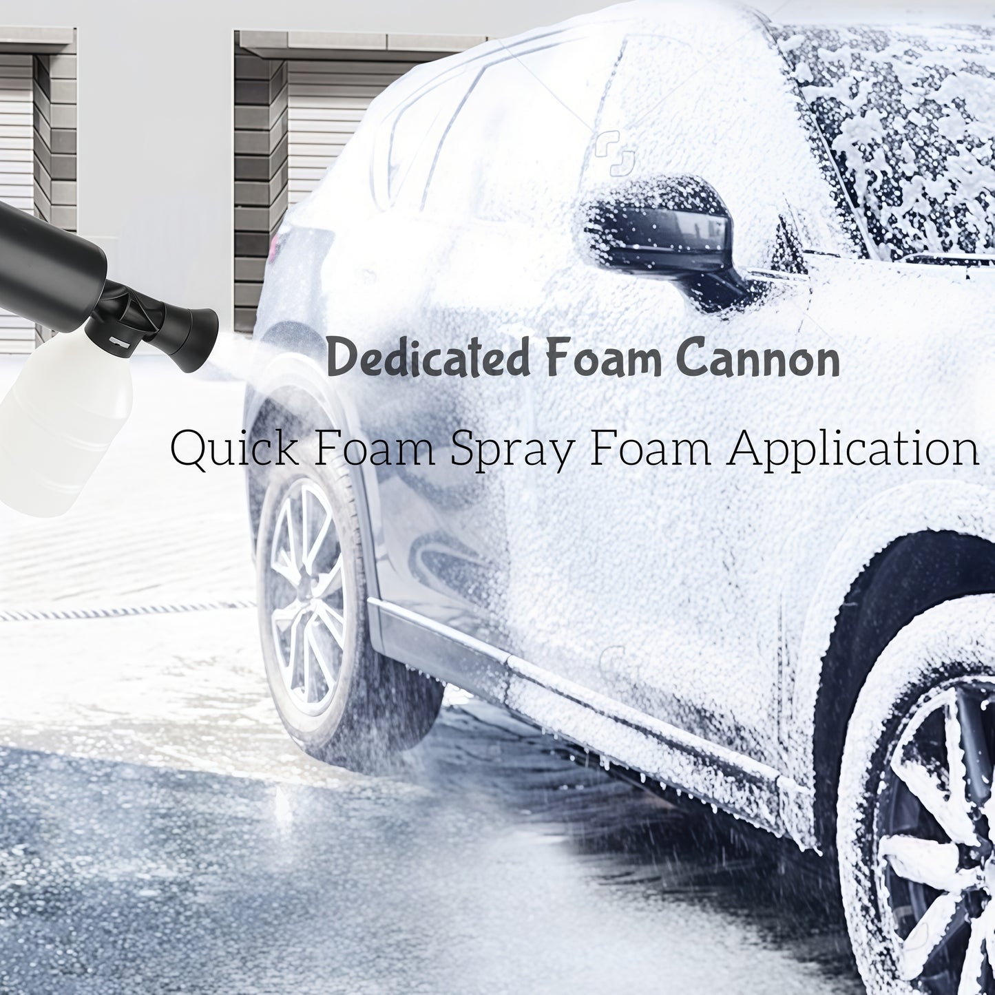 Cordless car washer with IPS display showing real-time battery level for easy monitoring and uninterrupted cleaning performance