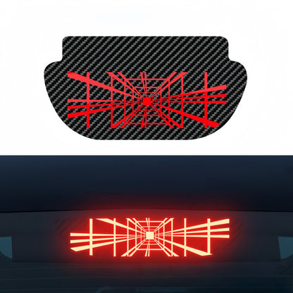 Custom-fit high mount brake light cover precisely designed for Tesla Model Y 2021–2025.