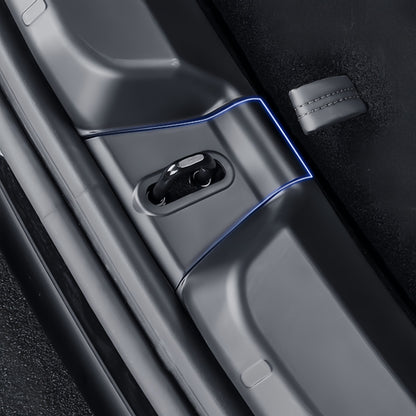 Custom-fit rear bumper sill cover designed to match Model 3 Highland contours for a clean integrated appearance