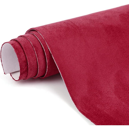 Decorative suede wrap material used on car interiors and home surfaces to add texture and luxury style