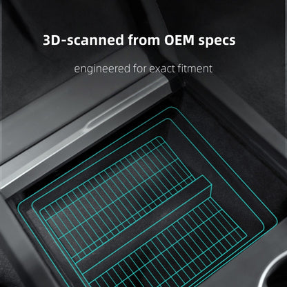 Durable, scratch-resistant console tray built to withstand daily use while maintaining structural integrity and finish
