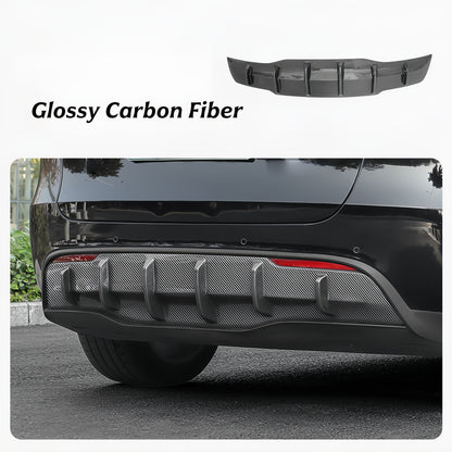 Sport Rear Diffuser for 2021–2024 Model Y – ABS Rear Bumper Lip, Aerodynamic Spoiler Upgrade