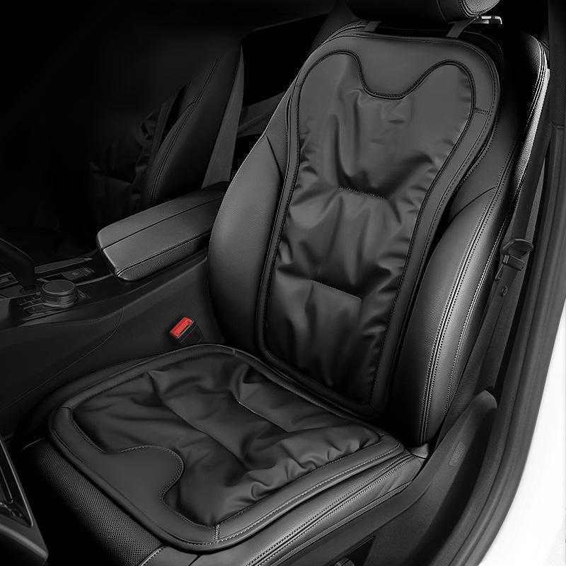 Luxury seat cushion designed to complement modern car interiors while improving comfort and aesthetics